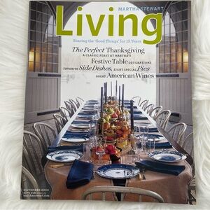 3/$21, Martha Stewart Living Magazine - Thanksgiving